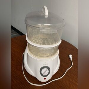 Rival White Food Steamer